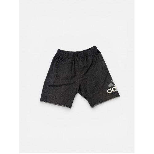 Adidas Ανδρική Αθλητική Βερμούδα Γκρι με Μεγάλο Λογότυπο – XXXL
